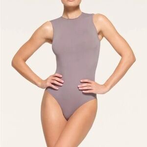 SKIMS Purple Fitted Bodysuit Jumpsuit
